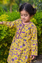 2 Piece - Printed khaddar Suit